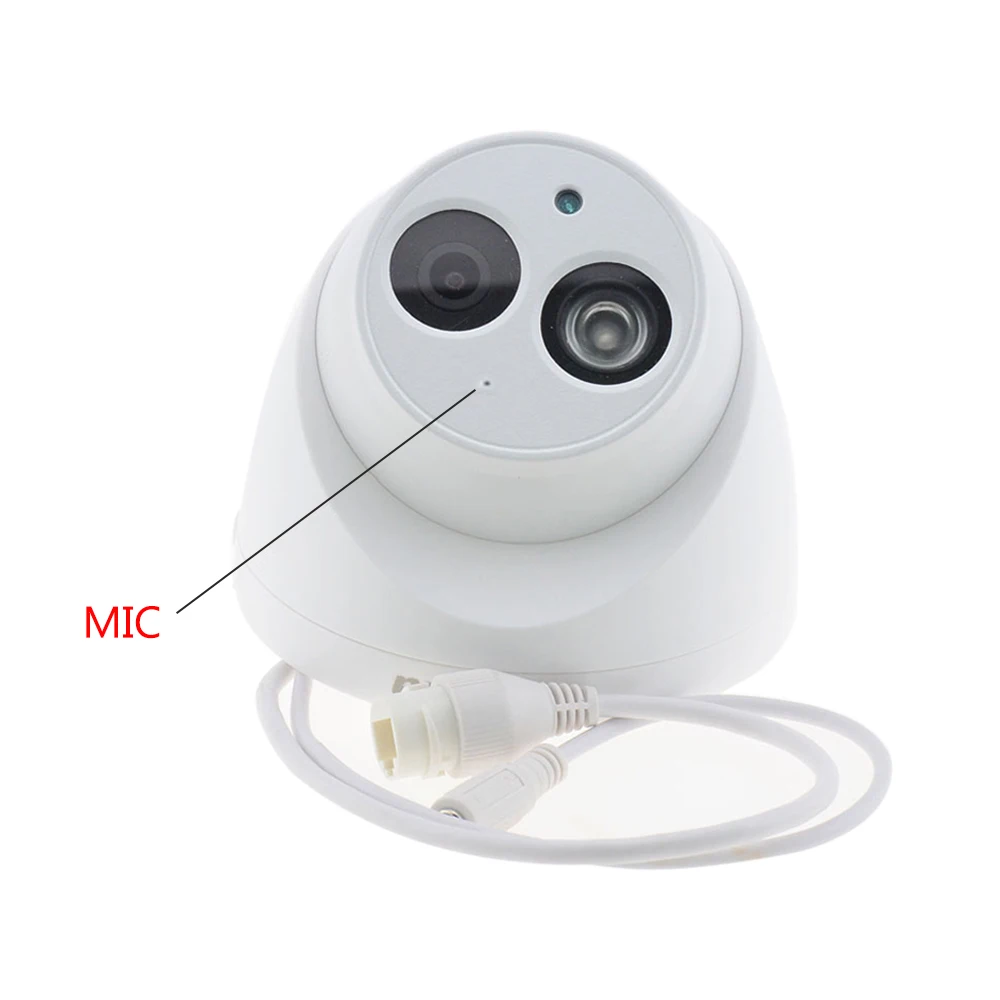 Dahua IPC-HDW4631C-A 6MP HD POE сетевая ИК Мини купольная IP камера металлический Чехол