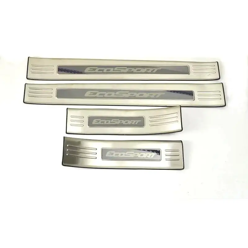 External high quality stainless steel car Internal external Scuff Plate/Door Sill Door Sill for Ford Ecosport Car Styling - Цвет: External