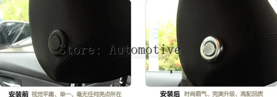 Матовая ABS Хромированная головная стойка для BMW 3 серии F30 316 318 320 2013 2017