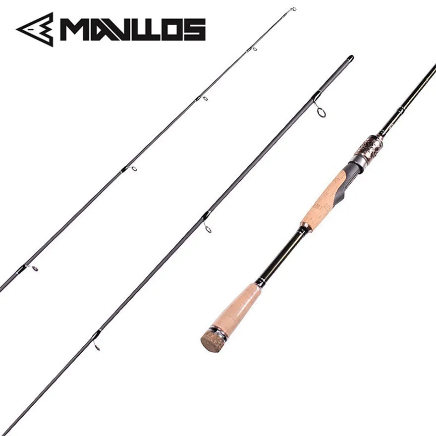 Mavllos 2 Tip Carbon Fishing Rod Lure Weight 8-25g Whole Set FUJI Guide Ring Seat Ultralight Saltwater Spinning Casting | Спорт и