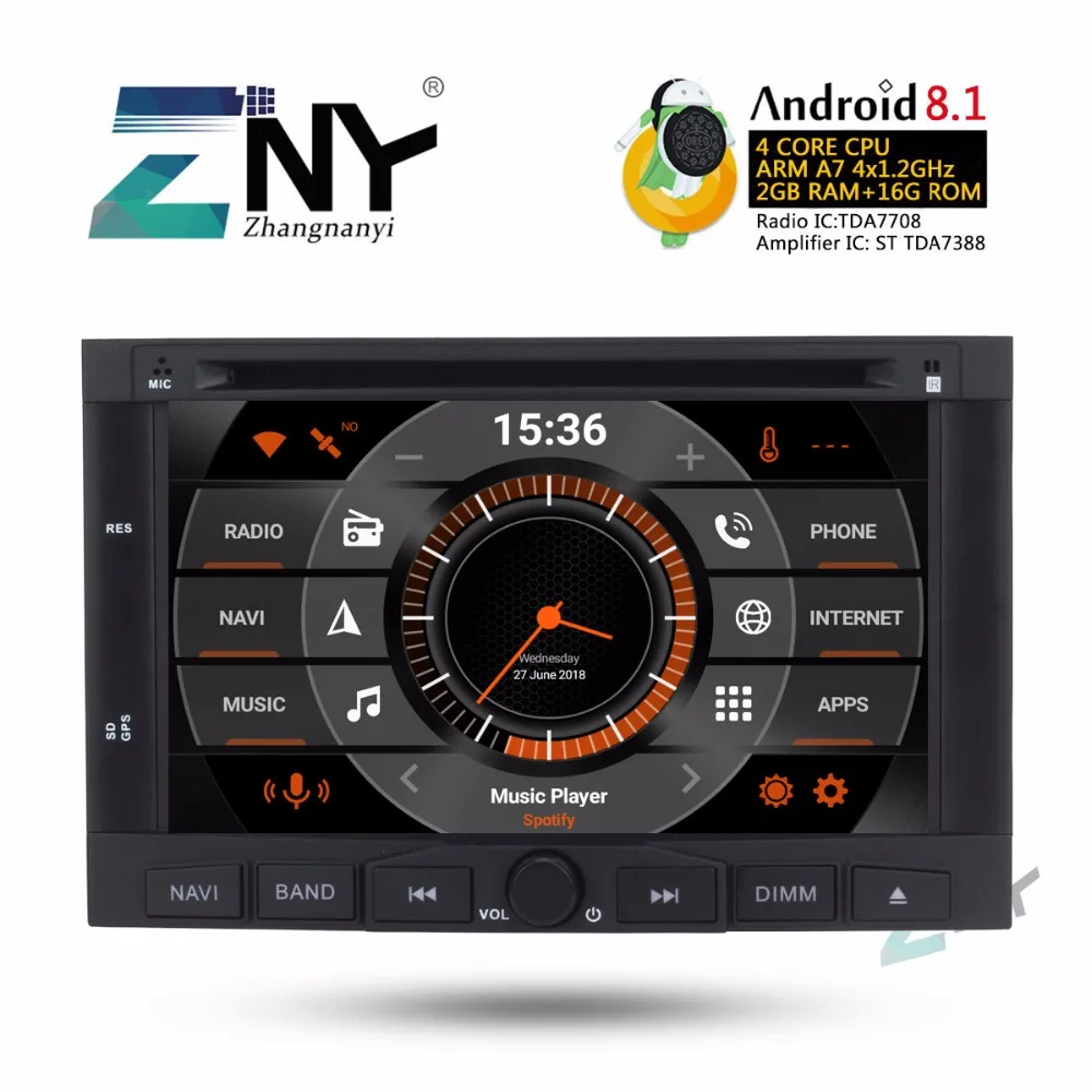7 &quotAndroid 8 1 автомобильный Стерео Авторадио для peugeot 3008 5008 gps FM RDS Wi Fi 2 Din Мультимедиа