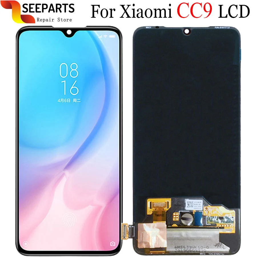 

6,39 ''Super AMOLED для Xiaomi CC9 LCD Mi A3 дисплей сенсорный экран дигитайзер в сборе запасные части Xiaomi CC9E LCD Mi CC9e