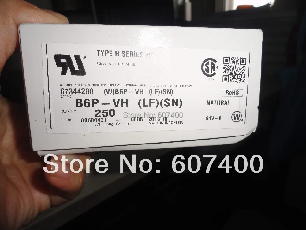 B6P-VH (LF) (SN) CONN HEADER VH TOP 6POS 3 96 мм (W) корпуса разъемов 100% новые детали | Обустройство