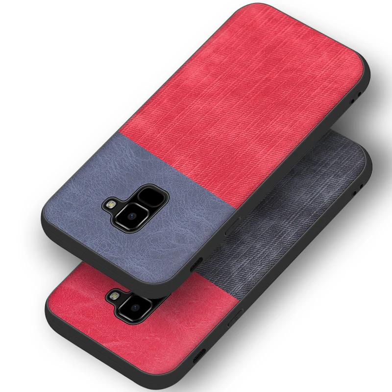 Shockproof Fabric Case For Samsung Galaxy A3 A5 A7 2017 A6 S A8 PLUS 2018 A8Plus Phone Cover Funda Bumpe |