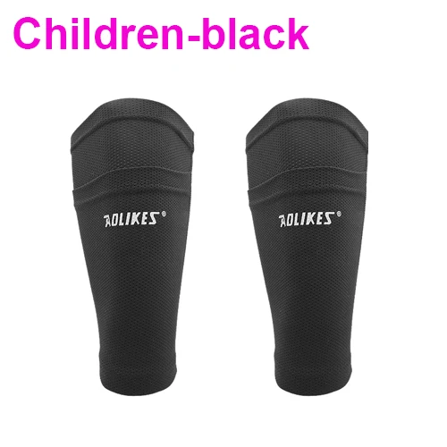 Children-black Футбольные Щитки Носок, ноги производительность Поддержка Футбол сжатия носки для девочек до середины икры рукава с карманом ноги рукава Футбол Поддержка носки - Цвет: Children-black