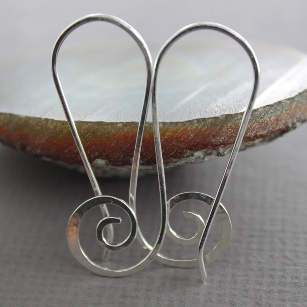 Hoop Earrings Handmade Jewelry Vintage Boho Hammered Gold Filled/925 Silver Brincos Pendientes Aros Earrings for Women Oorbellen