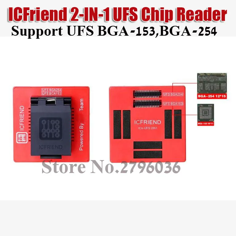 Новинка ICFriend ICS UFS 2IN1 поддержка BGA 254 с Z3X легкий Jtag Plus box|Детали устройств связи| |