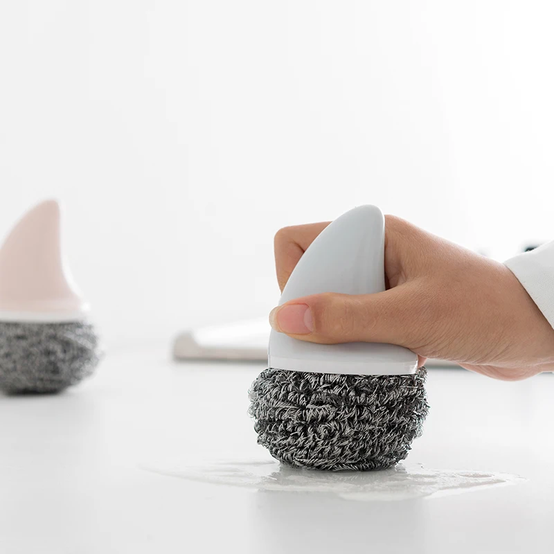 Бытовая Чистящая Щетка из нержавеющей стали кухонная стальная проволока с