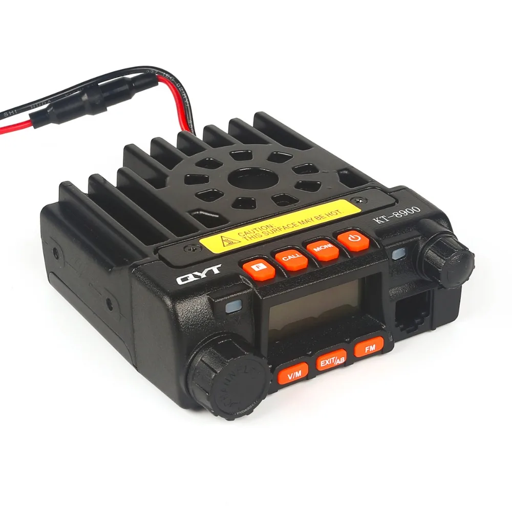 Мини Автомобильный приемопередатчик QYT KT8900 CTCSS DCS 5 тонов DTMF 136 174/400 480 МГц VHF 25 Вт UHF 20