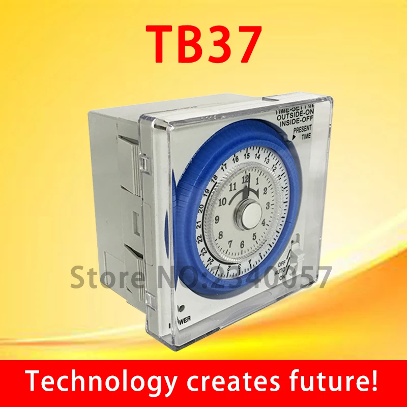 24-часовой механический таймер TB37 времени 16 А 15 мин многофункциональный - купить