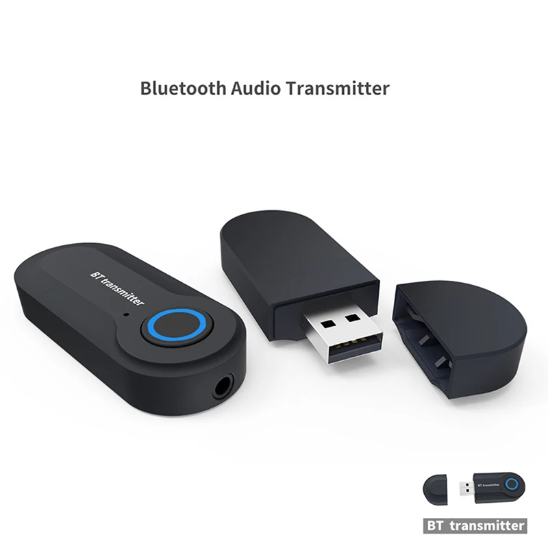 Роскошный 3 5 мм беспроводной Bluetooth адаптер передатчик стерео джек аудио