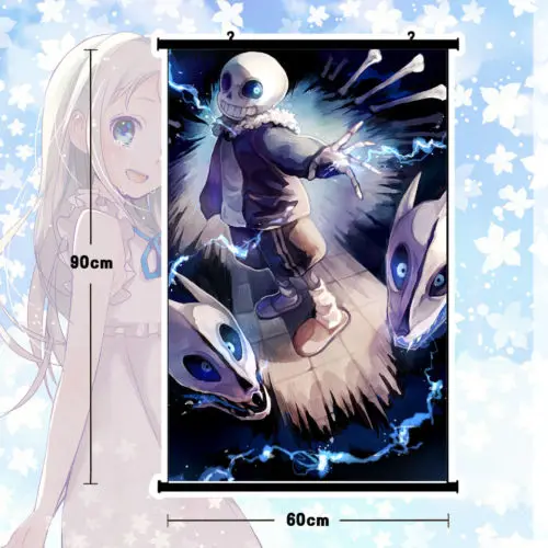 Горячая игра Undertale Sans постер настенная прокрутка домашний декор праздничный