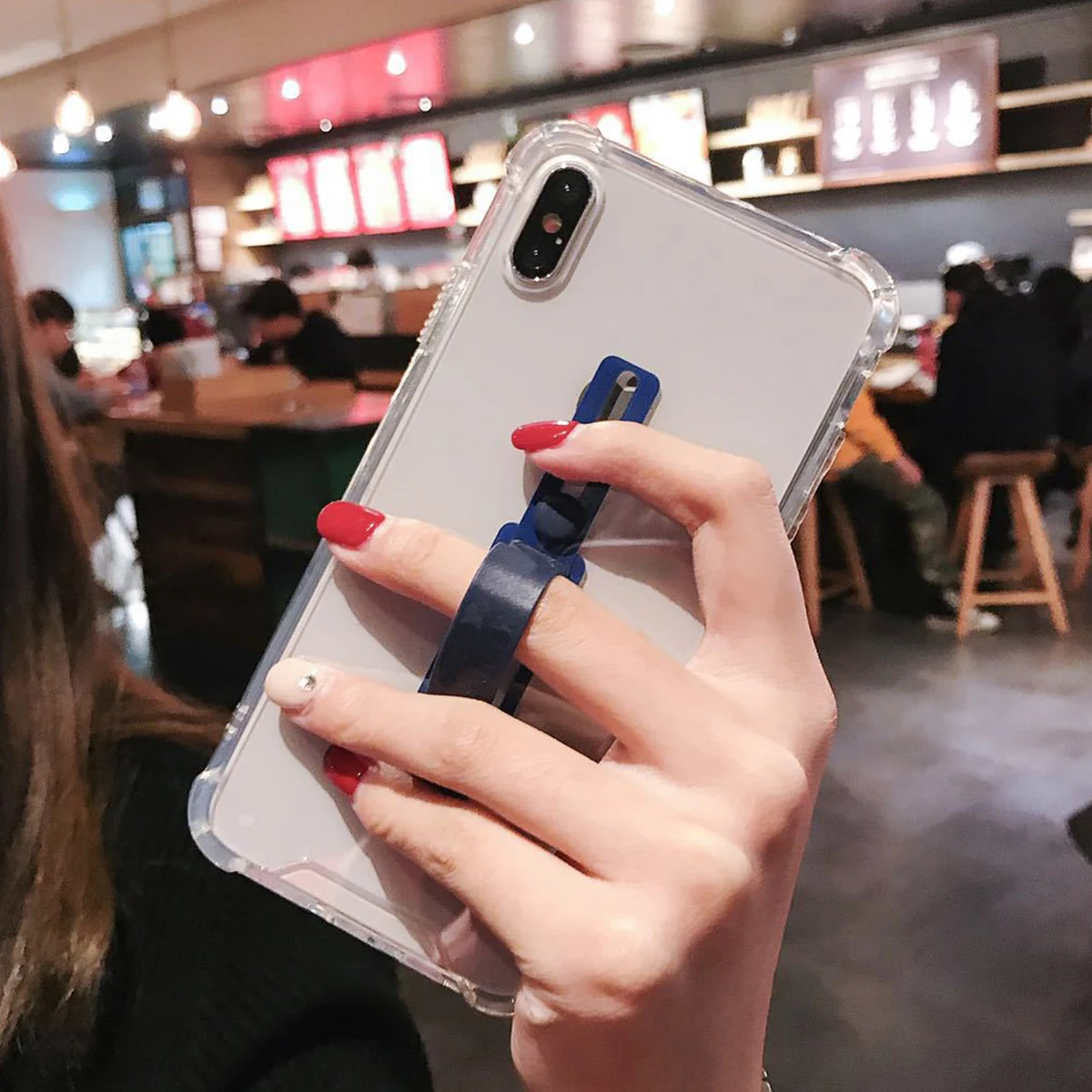 Чехол для iPhone X XS MAX XR 7 8 Plus прозрачный противоударный чехол корпус невидимая