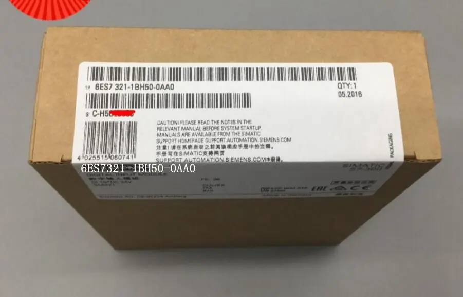 Цифровой вход SM 321 Оригинальный Новый SIMATIC S7 300 6ES7321 1BH50 0AA0|Производство