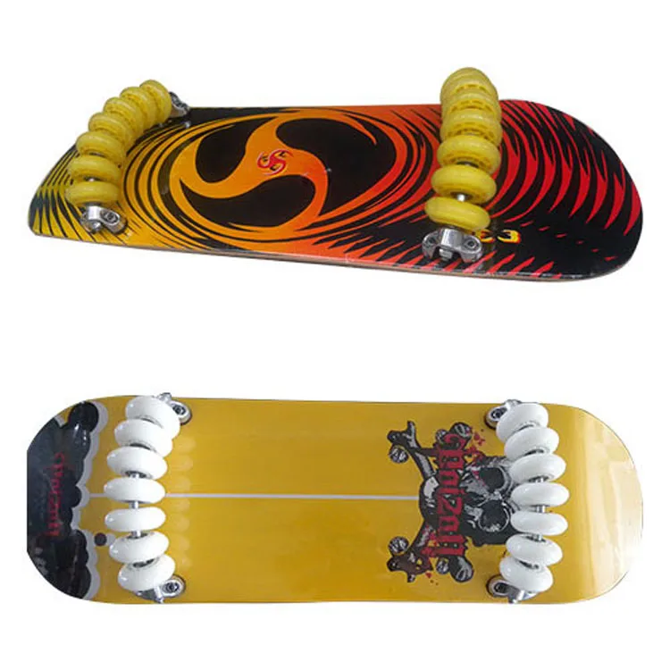 FlowBoard скейтборд 14 КОЛЕСА Landski коньки двойной рокер взрослые скейтборды 45 градусов поворотные PU большие колеса роликовые скутеры