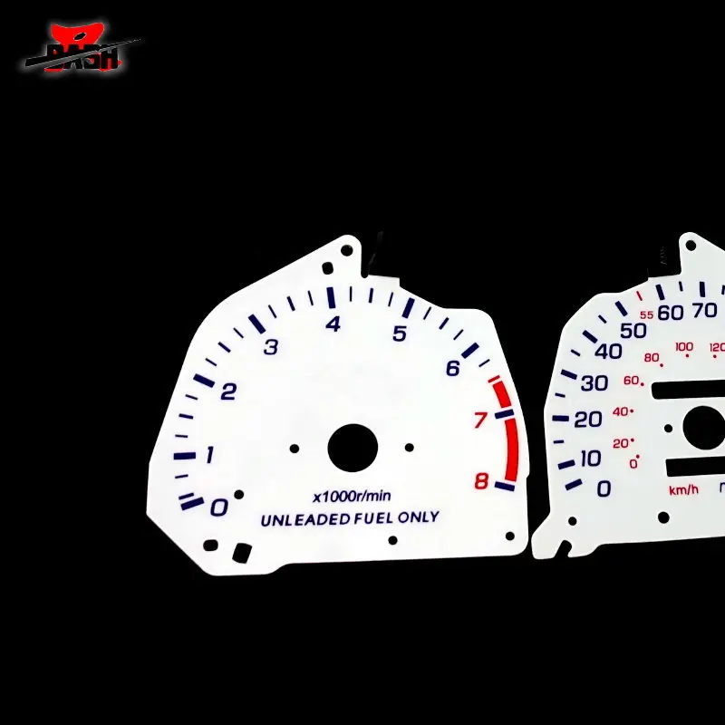 DASH EL Glow Gauge для CRX автоматическая версия США обратное свечение белое лицо голубое
