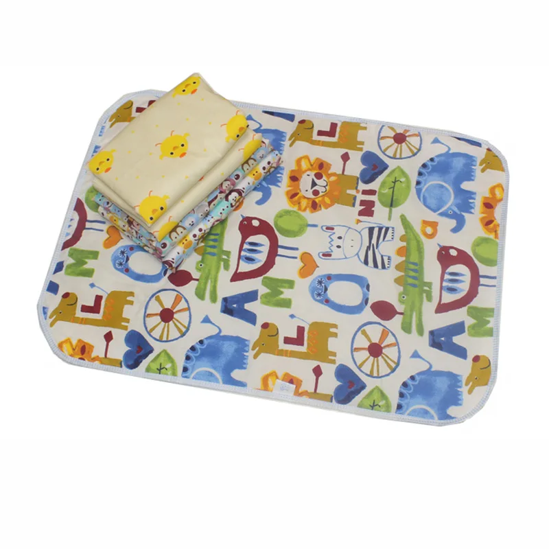 

50*70 Size Baby Reusable Mattress Waterproof Diapering Changing Pads Cotton Washable Newborn Mattress Baby Changing Mat A007-30
