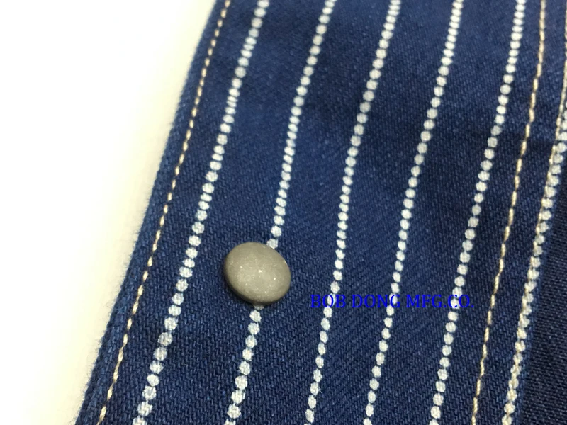 BOB DONG репликация Wabash Индиго железнодорожная Рабочая куртка 12,5 oz винтажная мужская куртка в полоску верхняя одежда Весенняя Рабочая куртка 44