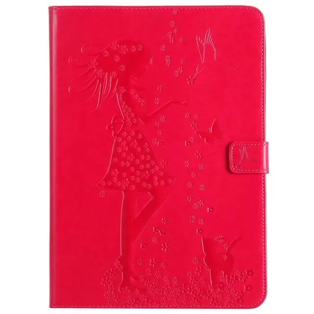 For iPad mini123 PU Leather Lovely girl protective cover Apple Mini 1 2 3 Smart Case Cover Painted Stand Flip Shell+pen | Компьютеры и