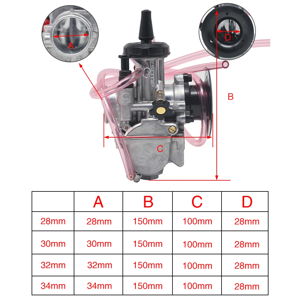 Alconstar 28 30 32 34 мм мотоцикл KSR EVO карбюратор Carbs Evolution Kit carb ДЛЯ CRF SXF EXC F YZF KLX для HONDA