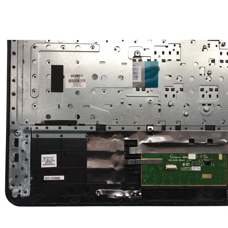 Новая клавиатура США laptot для HP 15-A 15-a101TX английская белая/Blavk с подставкой верхняя