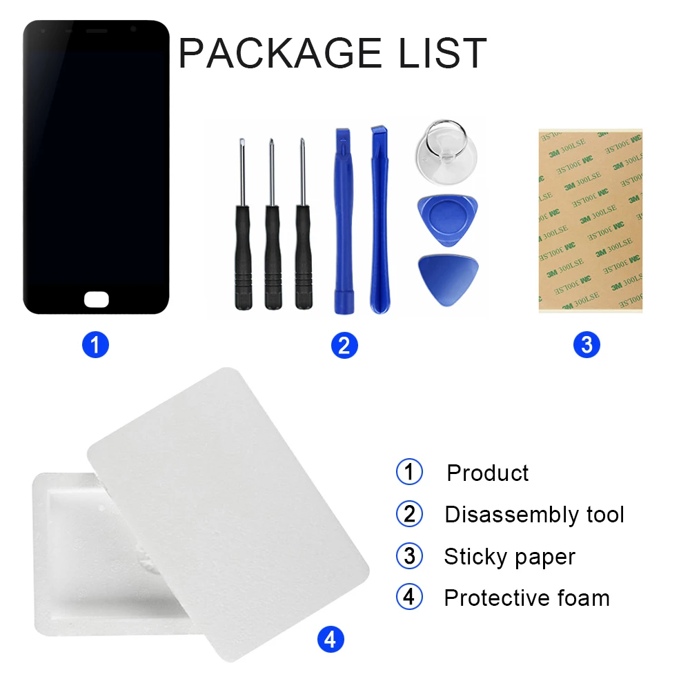 Новый Оригинальный сенсорный ЖК-экран для UMI Touch/Touch X запасные части + инструменты