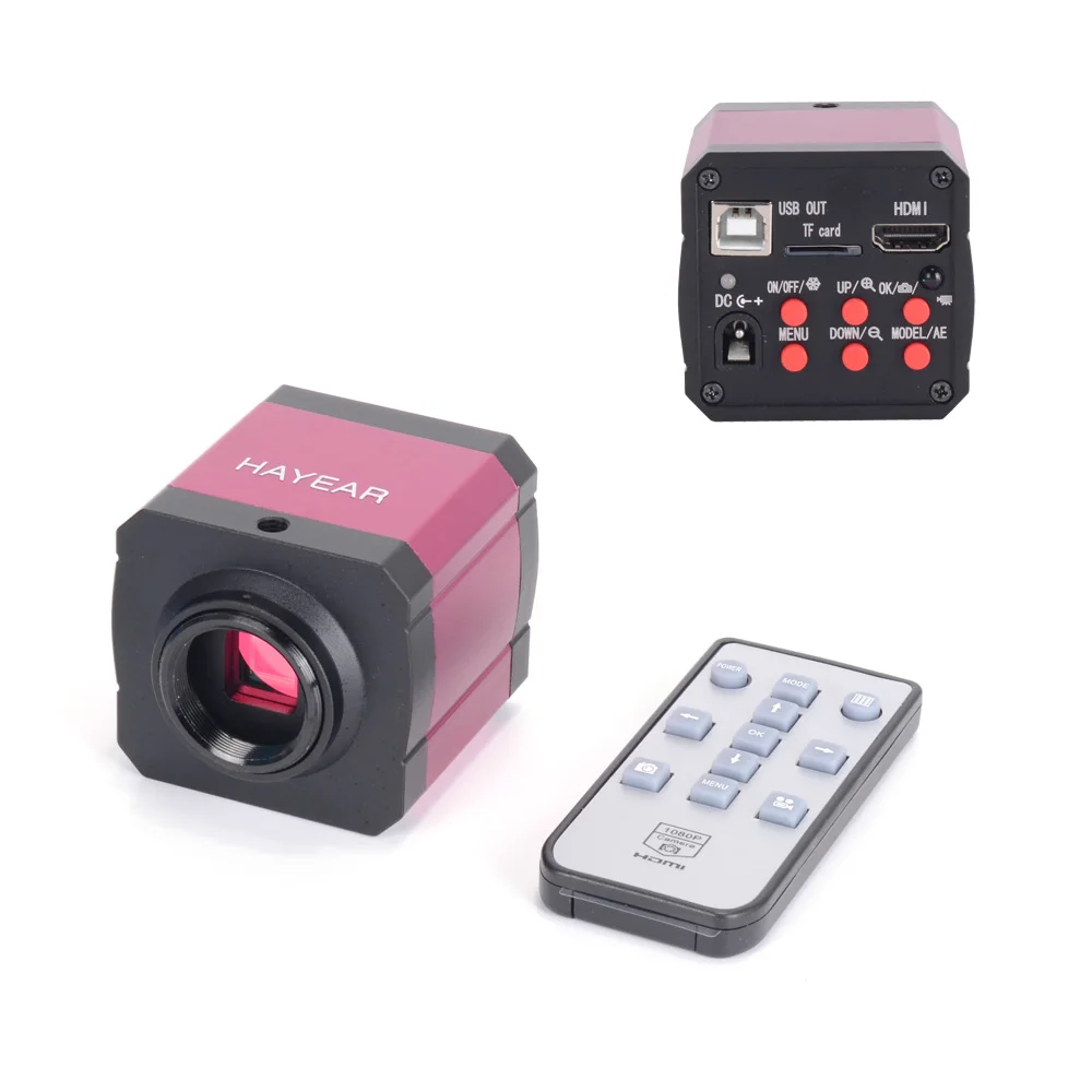 HAYEAR 14MP HDMI цифровая машина видения промышленный микроскоп камера CCD 100X c-крепление зум-объектив 56LED светильник для пайки печатных плат