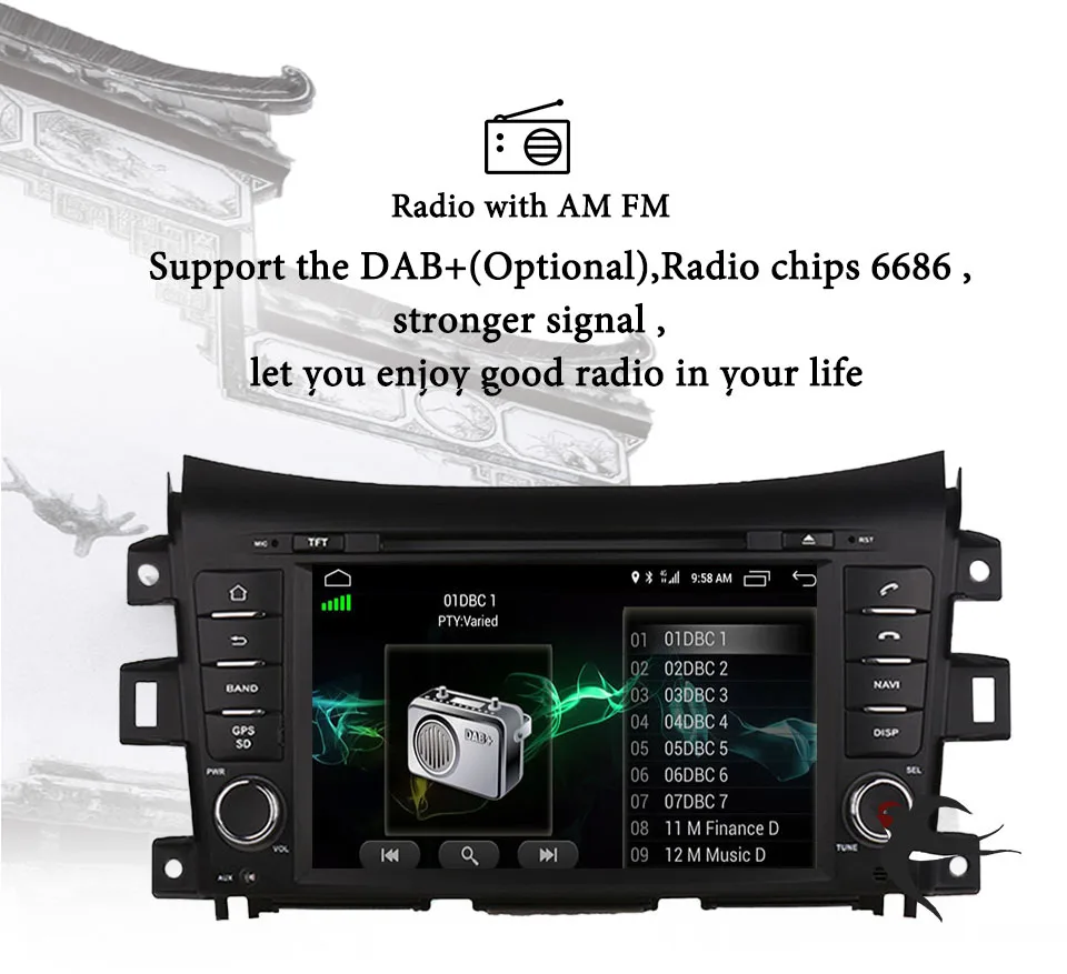 Автомобильный gps-навигация dvd-плеер радио IPS чистый Android 10.0For NISSAN NP300 Navara 2014 + стерео