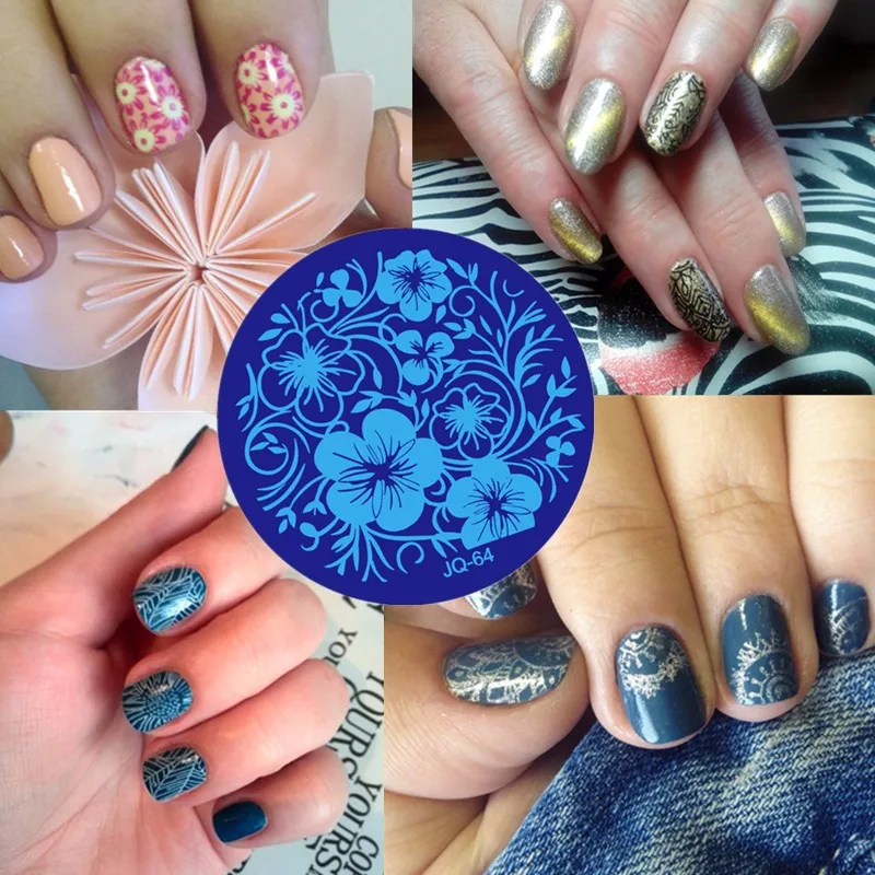 Набор стемпер для ногтей 10 шт. трафареты инструмент #1038 | Красота и здоровье
