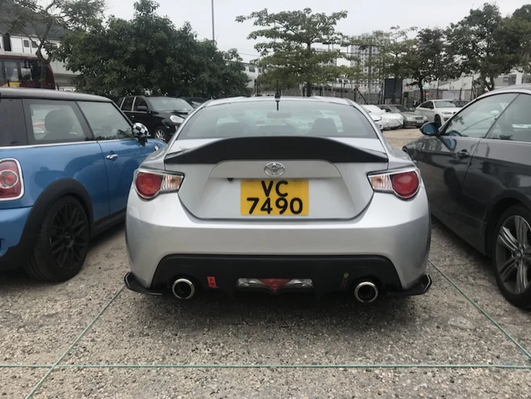 Карбоновое волокно заднего крыла багажника выступ Спойлеры для Subaru BRZ для TOYOTA GT86 2012 2013