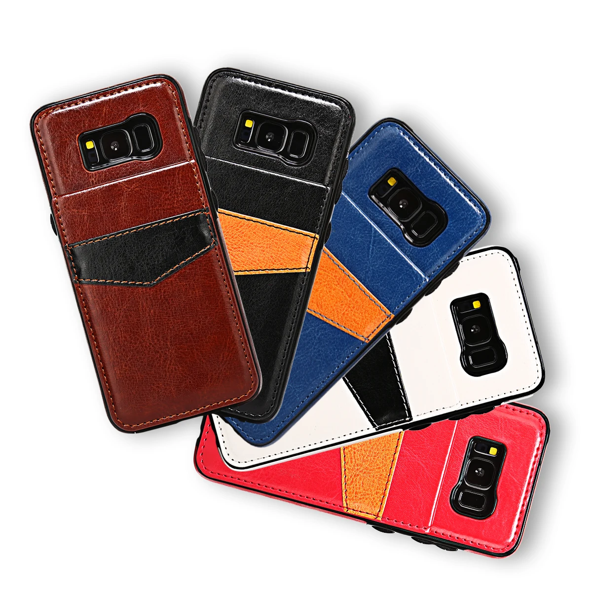 EXTREE кожаный бумажник визитница для samsung Galaxy S8 Plus флип Чехлы Carteira стенд Fundas телефон