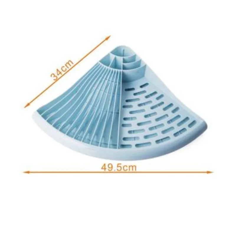 1 Pcs Creative Triangular Drain Rack Great Kitchen Tableware Tea Set Bowl Receiver Storage Stacks