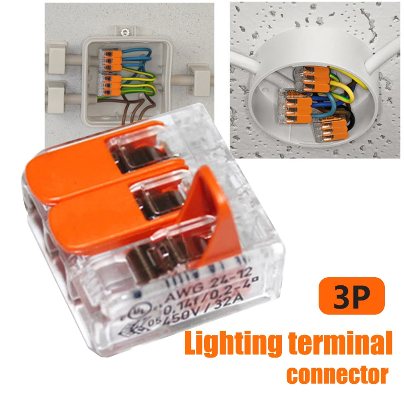 Кабельный соединитель кабельные разъемы 450 в провода терминалы Универсальный 221