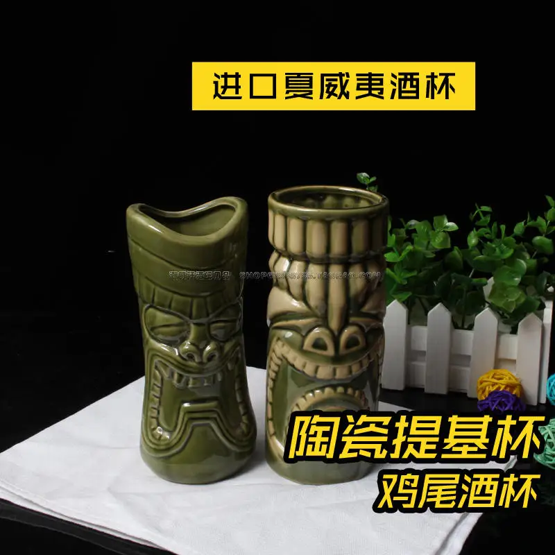 Креативная Коктейльная кружка для мартини с прямым телом Tiki украшение бара