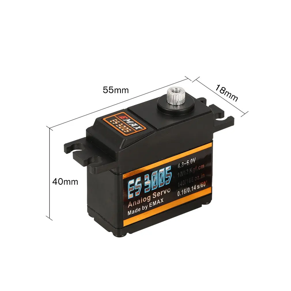 4 шт. EMAX ES3005 8 V 6 12 кг 0 16/0 14 s/60 градусов аналоговые металлический Шестерни
