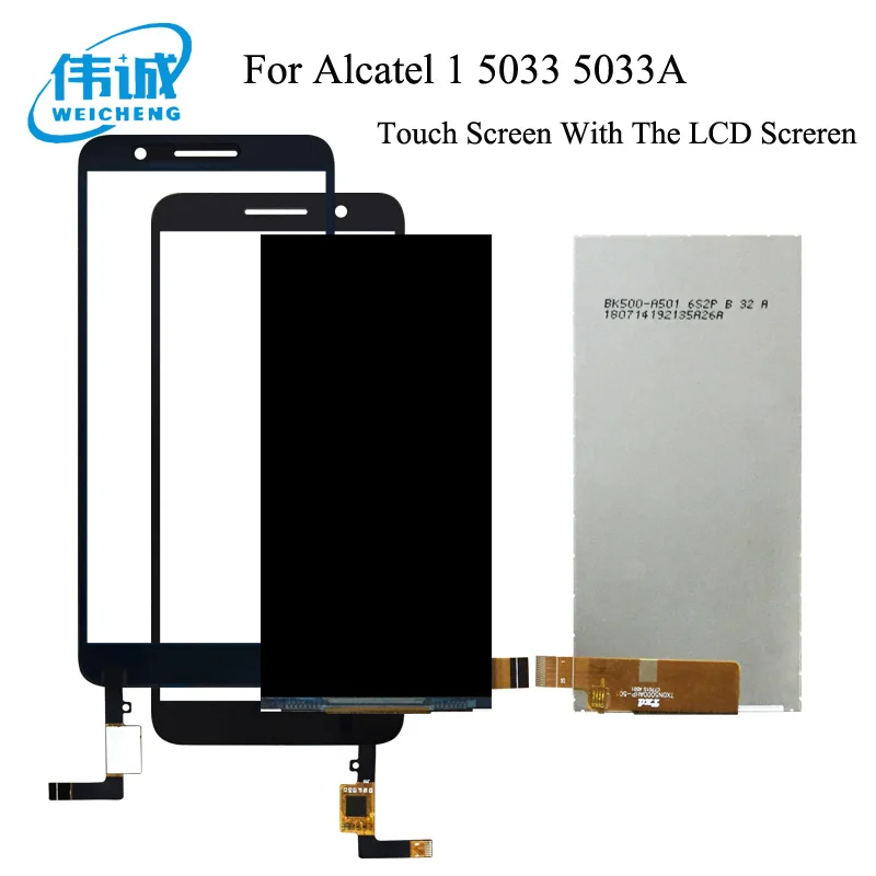 ЖК дисплей и дигитайзер сенсорного экрана для Alcatel 1 5033 5033A 5033J 5033X 5033D 5033T Plus