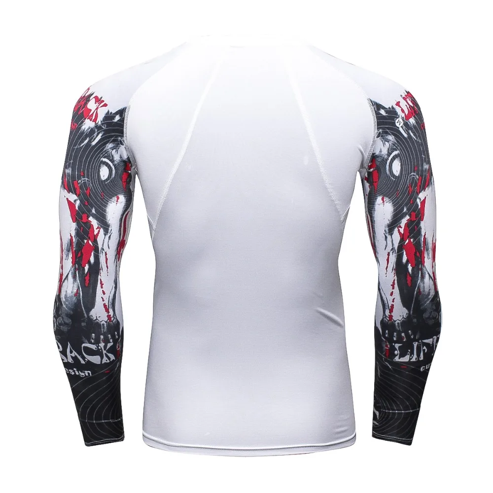 Новинка Мужская компрессионная обтягивающая кожаная рубашка с длинным рукавом