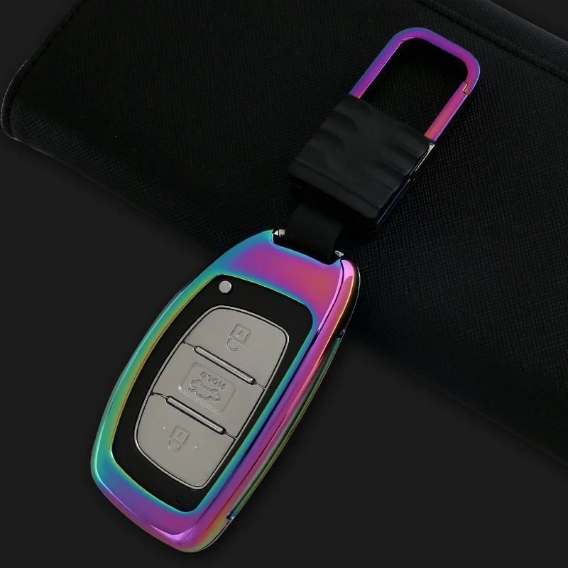 Сплав кольцо для ключей автомобиля брелок держатель Автомобильный ключ чехол