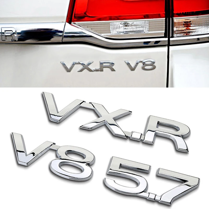 Металлический 3d стикер для Toyota Land Cruiser VXR V X.R V8 5 7 Prado с объемным