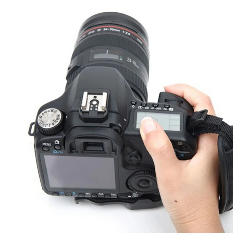 Горячая распродажа! Ремешок на запястье из искусственной кожи для камеры Canon Nikon