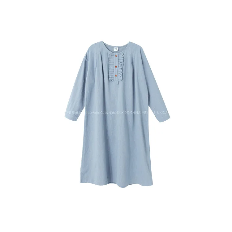 2019 Spring New Kids Dresses for Girls Lovely Pastoral Style Girl Dress Fashion Long-sleeved cotton dress Parent-child | Детская одежда