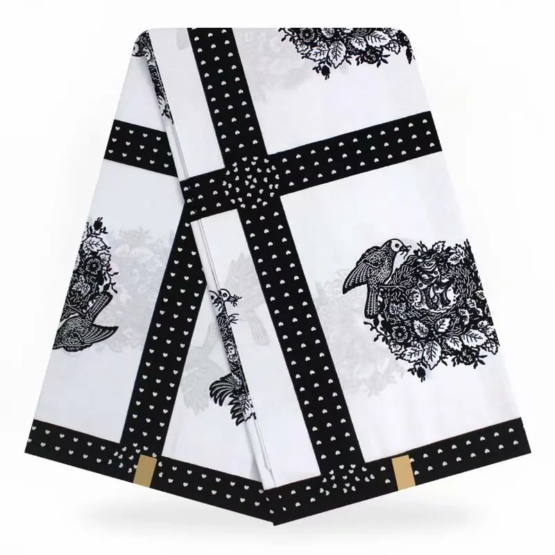 Африканская восковая ткань с принтом Анкары настоящий восковый принт новинка 2019