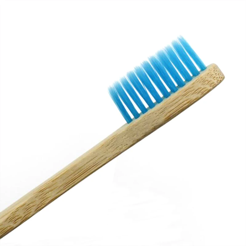 100 шт. / лот бамбуковая зубная щетка с угольным низкоуглеродистым ручкой для взрослых, экологически чистая.