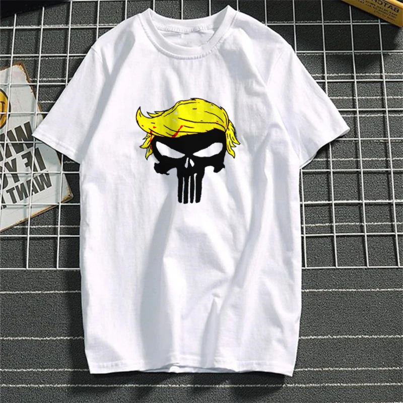 Забавная футболка Каратель для женщин из хлопка 2019 Harajuku Эстетическая Футболка