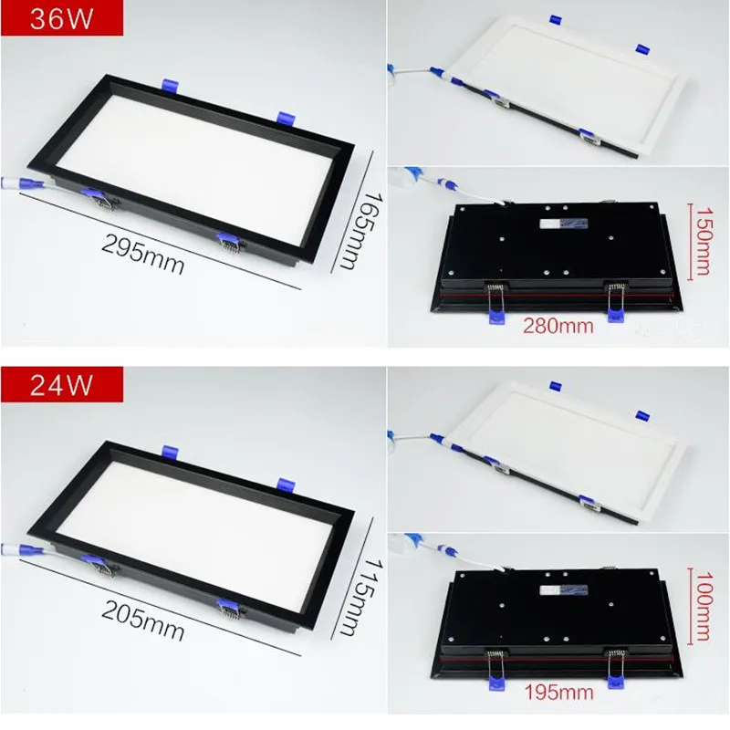 Супер Яркий Светодиодный точечный светильник утопленного монтажа 12 Вт 18 24