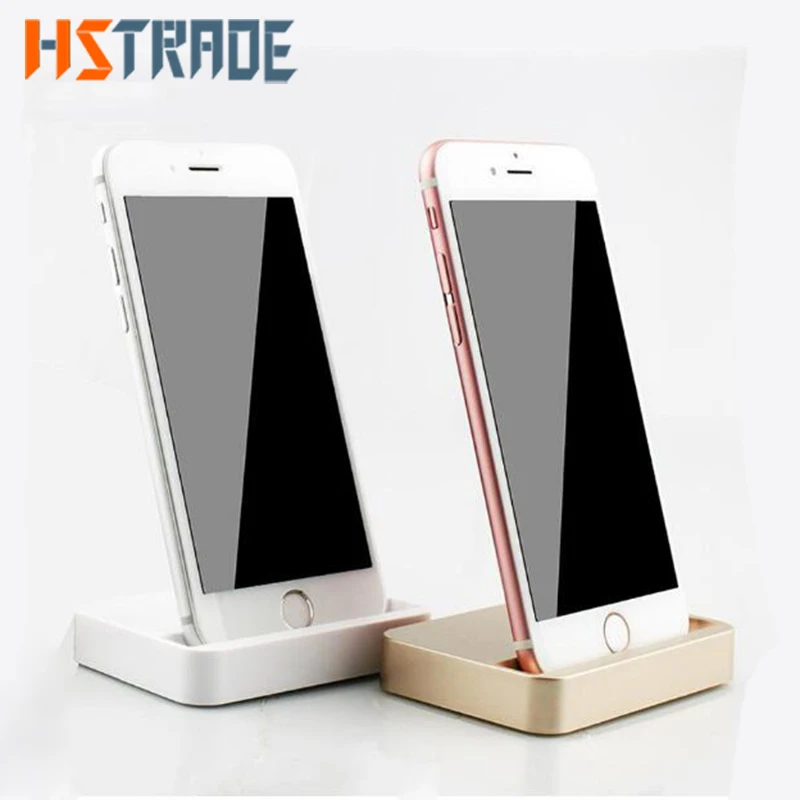 HSTRADE Original Sync Data Charging Dock Station Desktop Docking Charger For iPhone X 5 5S SE 6 7 6S Plus 8 | Мобильные телефоны и