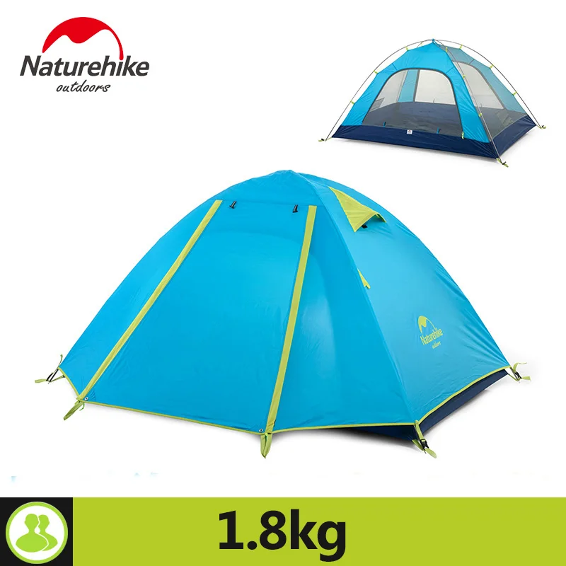 NatureHike двухслойная палатка 2 человека 5 цветов для походов на природе похода