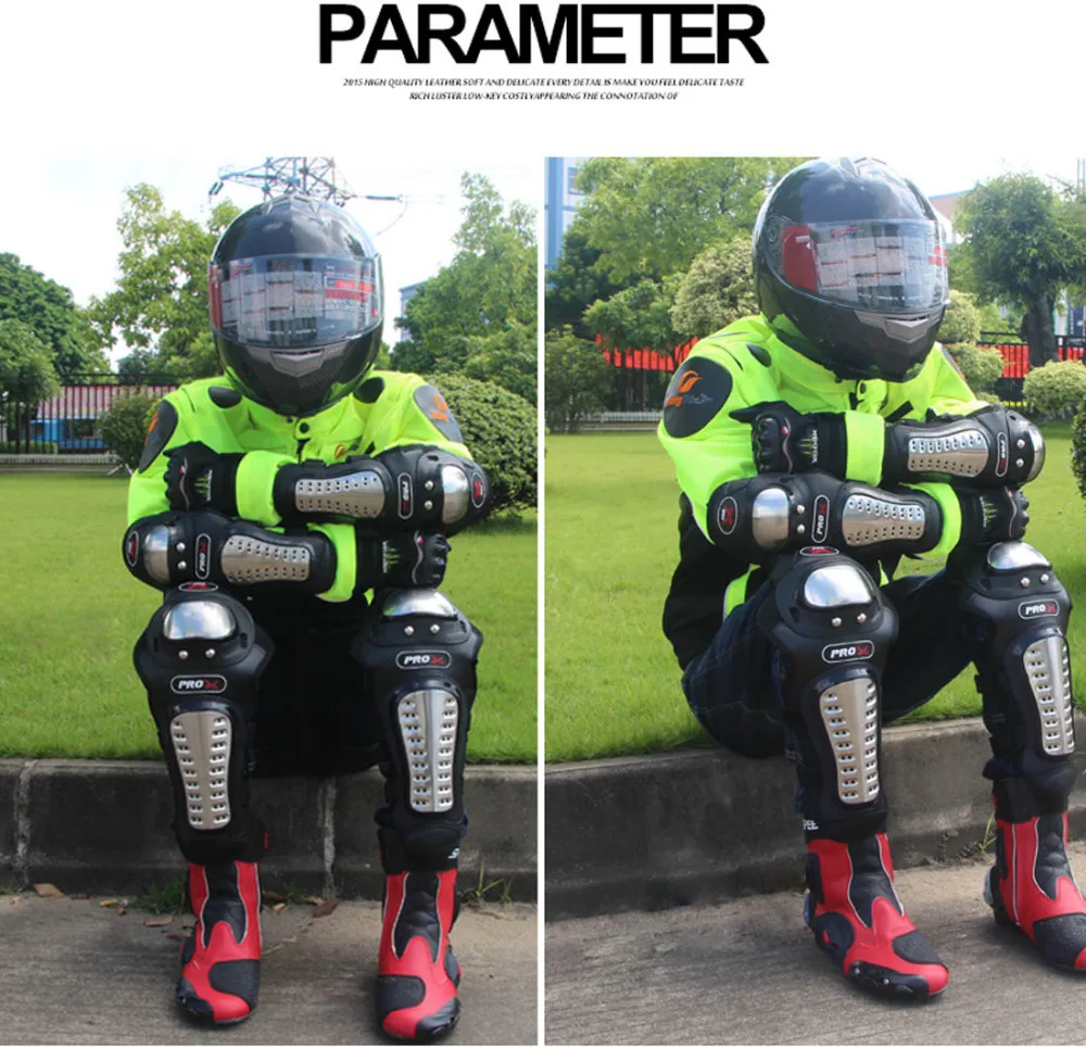 Pro-biker мотоциклетные Налокотники и наколенники для гонок на мотоцикле мотокросса