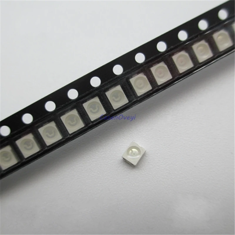 100 шт./лот Зеленый 5050 SMD СВЕТОДИОДНЫЙ диоды для подавления переходных скачков напряжения светильник