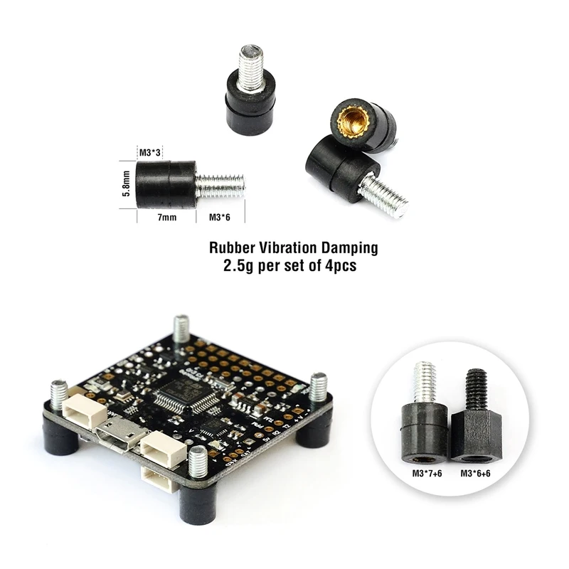 Высокое качество 4 шт. Realacc M3 * 7 + 5 Контроллер полета фиксированные винты для FPV Racer